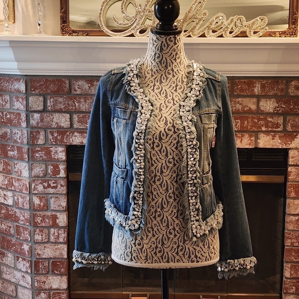 DURAN JEWELED JEAN JACKET